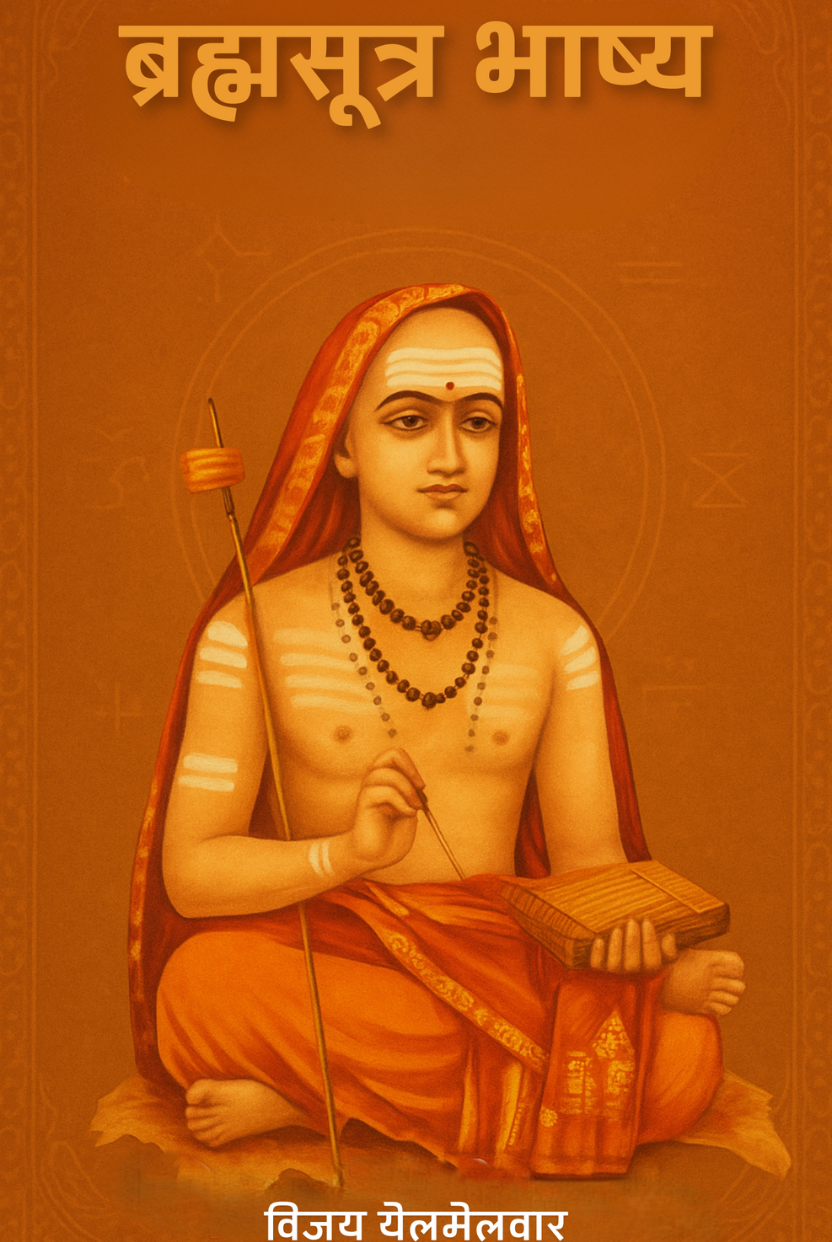 ब्रह्मसूत्र, भाष्य, वेदांत, दर्शन, उपनिषद, ब्रह्मसूत्र भाष्य, वेदांत दर्शन ग्रंथ, उपनिषदों पर भाष्य, संस्कृत ग्रंथ टीका, ब्रह्मसूत्र का अध्ययन, विजय येळमलवार द्वारा ब्रह्मसूत्र भाष्य, ब्रह्मसूत्र भाष्य पुस्तक का सरल हिंदी अनुवाद, ब्रह्मसूत्र पर आधारित वेदांत ग्रंथ, अद्वैत वेदांत पर विजय येळमलवार की टीका, ब्रह्मसूत्र भाष्य का अध्यात्मिक विश्लेषण, ब्रह्मसूत्र क्या है, ब्रह्मसूत्र का महत्व, वेदांत का सार, अद्वैत दर्शन की व्याख्या, भारतीय दर्शन ग्रंथ सूची, विजय येळमलवार वेबसाइट, [www.vijayy.com](http://www.vijayy.com) ब्रह्मसूत्र, विजय Y ब्रह्मसूत्र टीका, विजय Y वेदांत पुस्तकें, विजय Y द्वारा ब्रह्मसूत्र, ब्रह्मसूत्र भाष्य किताब समीक्षा, सबसे अच्छी ब्रह्मसूत्र टीका, वेदांत ग्रंथ किससे पढ़ें, ब्रह्मसूत्र अध्ययन के लिए किताब, विजय Y की किताब कहाँ से खरीदें, ब्रह्मसूत्र भाष्य किताब खरीदें, ब्रह्मसूत्र टीका ऑनलाइन बुक, विजय Y ब्रह्मसूत्र किताब PDF, ब्रह्मसूत्र commentary purchase, विजय Y spiritual book order, ब्रह्मसूत्र, भाष्य, वेदांत, विजय येळमलवार, दर्शन, ब्रह्मसूत्र भाष्य विजय येळमलवार, Vijay Y Brahmasutra Commentary, वेदांत ग्रंथ विजय Y, अद्वैत ब्रह्मसूत्र टीका, संस्कृत शास्त्रों की व्याख्या, शंकराचार्य की टीका, वेदांत सूत्र, आत्मा और ब्रह्म, ज्ञान मार्ग, तत्वमसि, विजय Y ब्रह्मसूत्र, Vijay Y commentary, विजय येळमलवार वेदांत, शंकराचार्य ब्रह्मसूत्र भाष्य, स्वामी चिन्मयानंद ब्रह्मसूत्र, स्वामी रामकृष्ण टीका, ओशो ब्रह्मसूत्र, अष्टावक्र भाष्य लेखक, भारत में ब्रह्मसूत्र पुस्तक, महाराष्ट्र के वेदांत लेखक, नागपुर ब्रह्मसूत्र टीका, हिंदी ब्रह्मसूत्र टीका भारत, ब्रह्मसूत्र का अध्ययन, वेदांत दर्शन, अद्वैत वेदांत, ब्रह्म और आत्मा का ज्ञान,,  Brahmasutra,  Commentary on Brahmasutra,  Vedanta,  Philosophy (Darshan),  Upanishads,  Brahmasutra Commentary,  Vedanta Philosophy Text,  Commentary on the Upanishads,  Exegesis of Sanskrit Scriptures,  Study of the Brahmasutra,  Brahmasutra Commentary by Vijay Yelmelwar,  Simplified Hindi Translation of Brahmasutra Commentary Book,  Vedantic Text Based on the Brahmasutra,  Vijay Yelmelwar’s Interpretation of Advaita Vedanta,  Spiritual Analysis of the Brahmasutra Commentary,  What is the Brahmasutra?,  Importance of the Brahmasutra,  Essence of Vedanta,  Explanation of Advaita Philosophy,  List of Indian Philosophical Texts,  Vijay Yelmelwar Website – [www.vijayy.com](http://www.vijayy.com),  Vijay Y Brahmasutra Commentary,  Vedanta Books by Vijay Y,  Brahmasutra by Vijay Y,  Book Review of Brahmasutra Commentary,  Best Commentary on the Brahmasutra,  Whose Vedanta Books to Read?,  Recommended Book for Studying Brahmasutra,  Where to Buy Vijay Y’s Book?,  Buy Brahmasutra Commentary Book,  Online Book of Brahmasutra Commentary,  Vijay Y Brahmasutra Book PDF,  Buy Brahmasutra Commentary,  Order Spiritual Books by Vijay Y,  Brahmasutra, Commentary, Vedanta, Vijay Yelmelwar, Philosophy,  Brahmasutra Commentary by Vijay Yelmelwar,  Vijay Y Brahmasutra Commentary,  Vedanta Texts by Vijay Y,  Advaita Brahmasutra Commentary,  Interpretation of Sanskrit Scriptures,  Shankaracharya’s Commentary,  Vedanta Sutras,  Knowledge of Atman and Brahman,  Path of Knowledge (Jnana Yoga),  Tat Tvam Asi (You Are That),  Vijay Y Brahmasutra,  Vijay Y Commentary,  Vijay Yelmelwar Vedanta,  Shankaracharya’s Brahmasutra Commentary,  Swami Chinmayananda’s Brahmasutra,  Swami Ramakrishna Commentary,  Osho Brahmasutra,  Ashtavakra Commentary Author,  Brahmasutra Book in India,  Vedanta Authors from Maharashtra,  Nagpur Brahmasutra Commentary,  Hindi Brahmasutra Commentary in India,  Study of the Brahmasutra,  Vedanta Philosophy,  Advaita Vedanta,  Knowledge of Brahman and Atman